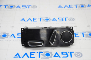 Driver's seat control Ford Fusion mk5 17-20 black