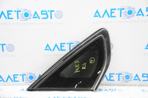 Rear left blind glass window Ford Fusion mk5 13-20 two chrome