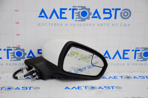 Side mirror right complete Ford Fusion mk5 13-17 3 pins, white, scratches
