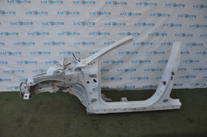 Front left quarter Ford Fusion mk5 13-20 white, with central pillar, dented