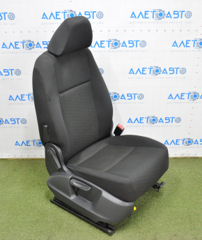 Passenger seat VW Tiguan 09-18 without airbag, cloth black