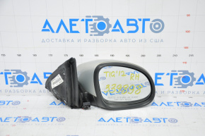 Side mirror right complete VW Tiguan 09-17 6 pins, turn signal, heated, silver