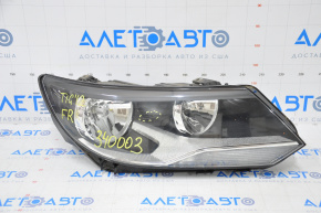 Headlight front right VW Tiguan 12-18 bare rest halogen, for polishing