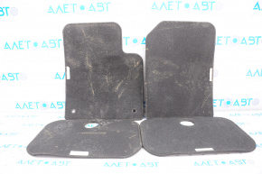 Dodge Journey 11 interior floor mats set - black cloth, dry cleanable