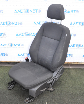 Driver's seat Ford Focus mk3 15-18 rest, without airbag, mechanic, cloth black, for dry cleaning
