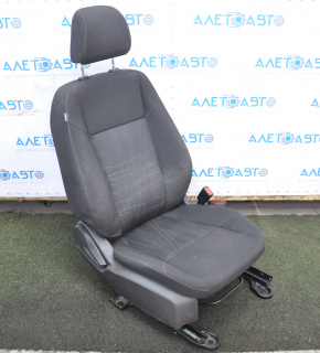 Passenger seat Ford Focus mk3 15-18 rest, without airbag, mechanical, cloth black, for dry cleaning