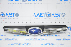 Radiator grill upper Subaru Forester 14-16 SJ pre-rest bump in emblem