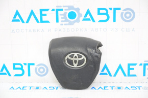 Airbag in steering wheel driver Toyota Camry v50 12-14 usa SE, black, burnt