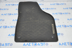 Floor mat front right VW Tiguan 09-17 rubber black