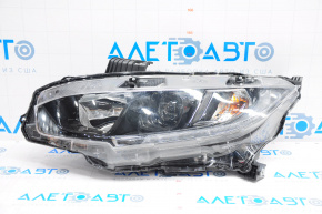 Headlight front left bare Honda Civic X FC 19-21 halogen