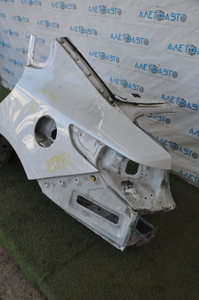 Quarter wing rear left Kia Optima 16-20 white, small bumps