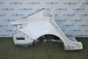 Quarter wing rear right Kia Optima 16-20 white, dented, small bumps