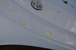 Quarter wing rear right Kia Optima 16-20 white, dented, small bumps