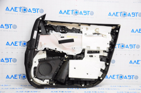 Door trim card front left Mazda CX-9 16-19 leather black, scratches, worn