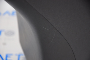 Central console armrest and cup holders Mazda CX-9 16-23 leather black, scratches