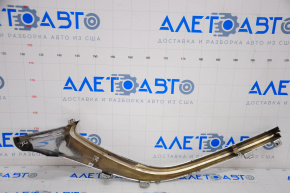 Molding chrome radiator grille left Mazda CX-9 16-23 broken fasteners, crack, pokes on chrome