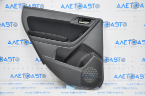 Door trim card rear left Subaru Forester 14-15 SJ cloth black, broken crepe, worn
