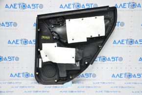 Door trim card rear left Subaru Forester 14-15 SJ cloth black, broken crepe, worn