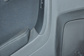 Door trim card rear left Subaru Forester 14-15 SJ cloth black, broken crepe, worn