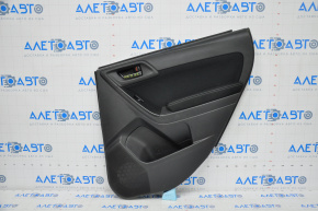 Door trim card rear right Subaru Forester 14-15 SJ rag black, broken crepe, worn