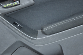 Door trim card rear right Subaru Forester 14-15 SJ rag black, broken crepe, worn