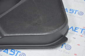 Door trim card rear right Subaru Forester 14-15 SJ rag black, broken crepe, worn