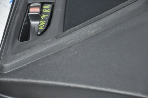 Door trim card rear right Subaru Forester 14-15 SJ rag black, broken crepe, worn