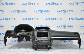 Torpedo front panel with AIRBAG Subaru Forester 14-15 SJ black