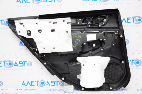 Door trim card rear right Subaru Outback 15-16 black leather, leather defect