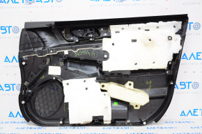 Door trim card front left Subaru Outback 15-16 black leather, rubbed