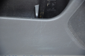 Door trim card front left Subaru Outback 15-16 black leather, rubbed