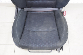 Passenger seat Subaru Outback 15-17 without airbag, mechanical, cloth black, for cleaning