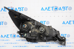 Headlight front left Subaru Outback 15-17 bare, pre-rest, halogen, dark, broken crepe