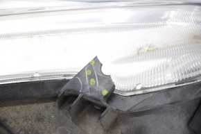 Headlight front left Subaru Outback 15-17 bare, pre-rest, halogen, dark, broken crepe