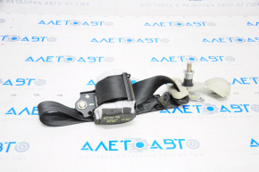 Mazda CX-9 16-18 rear right seat belt, black with gray fastening