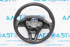 Naked steering wheel Ford Ecosport 18-20 leather, black, no buttons