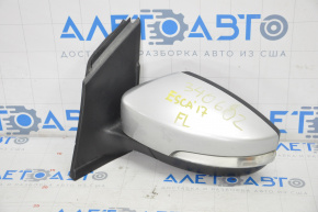 Left side mirror complete Ford Escape MK3 17-19 rest 14 pins, turn signal, BSM, backlight, silver