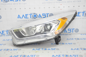 Front left headlight complete Ford Escape MK3 17-19 rest, halogen+led, light