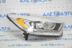 Front right headlight complete Ford Escape MK3 17-19 rest halogen+led, light