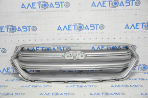 Radiator grill grill Ford Escape MK3 17-19 rest, gray with chrome, chip on chrome