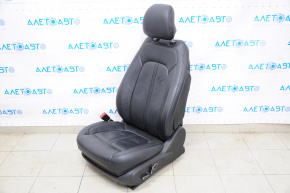 Driver's seat Lincoln MKZ 13-16 with airbag, electric, heated, leather black