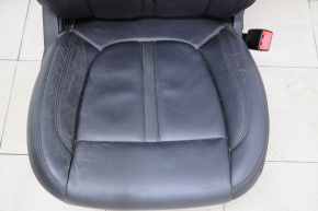 Passenger seat Lincoln MKZ 13-16 with airbag, electric, heated, leather black