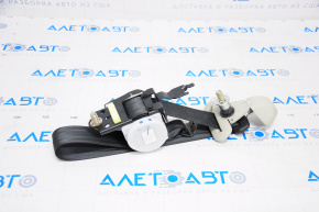 Mazda CX-9 16-18 black rear left seat belt with gray fastening