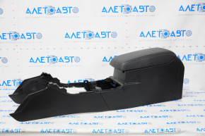 Console central armrest Subaru Outback 15-19 leather, black