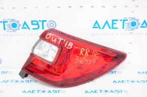 Light outer wing right Subaru Outback 15-19 crack
