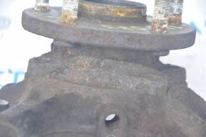 The trunnion with the hub, front right Subaru Outback 15-19, is rusty, the bolt is broken, the thread is stripped