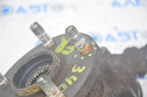 The trunnion with the hub, front right Subaru Outback 15-19, is rusty, the bolt is broken, the thread is stripped