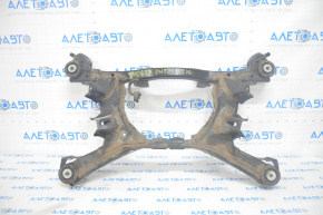 Subframe rear Subaru Outback 15-19 cracked silent blocks, torn gearbox mounts