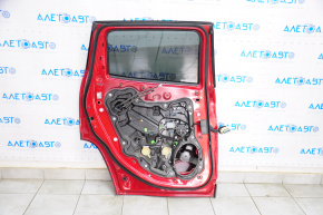 Door assembly rear left Jeep Compass 17-24 red PRM, dents