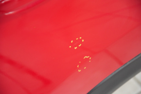 Door assembly rear left Jeep Compass 17-24 red PRM, dents